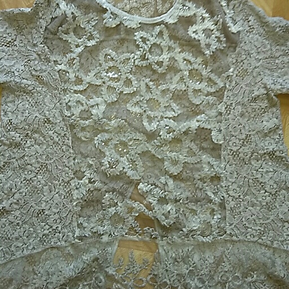 Lace Sequence Top - Picture 4 of 5